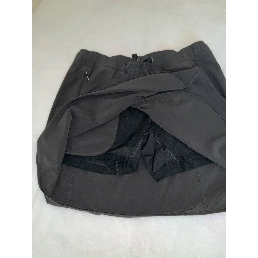 Patagonia sz. Small - Fleetwith Skort Black Activewear Wrap Front - Picture 4 of 8